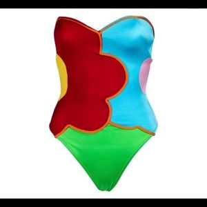 Moschino vintage floral bathing suit